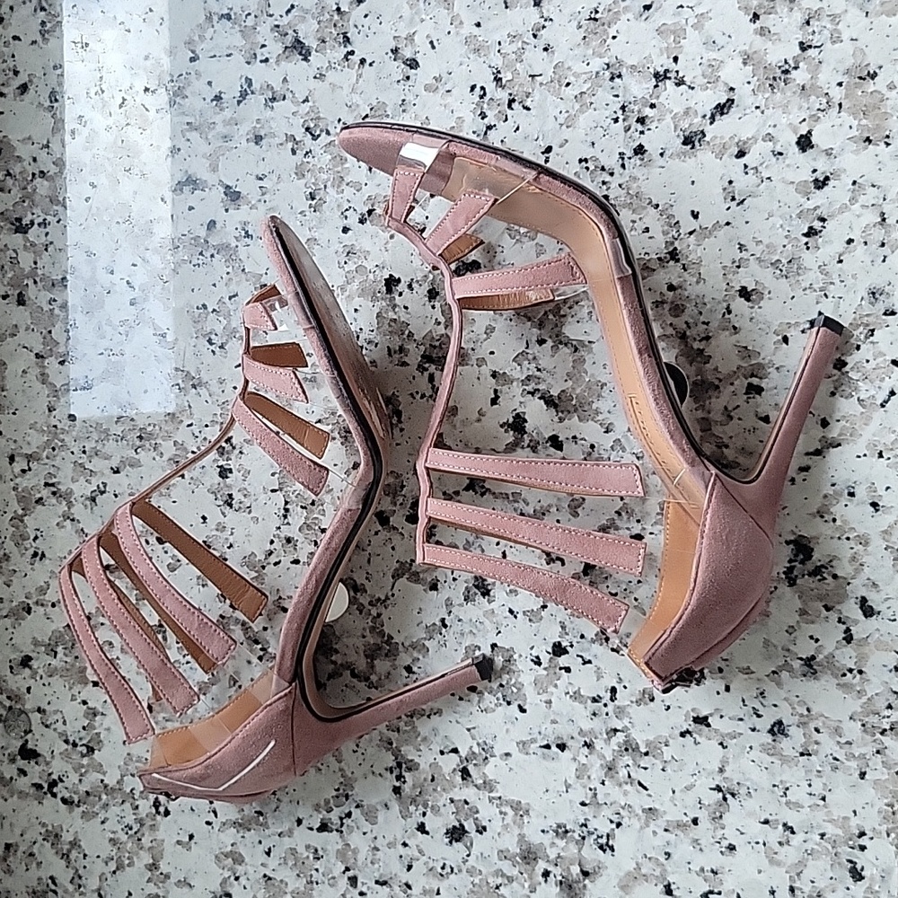 Samuelle Failli Lipstick Suede Cristina 90 heels - Picture 4 of 16